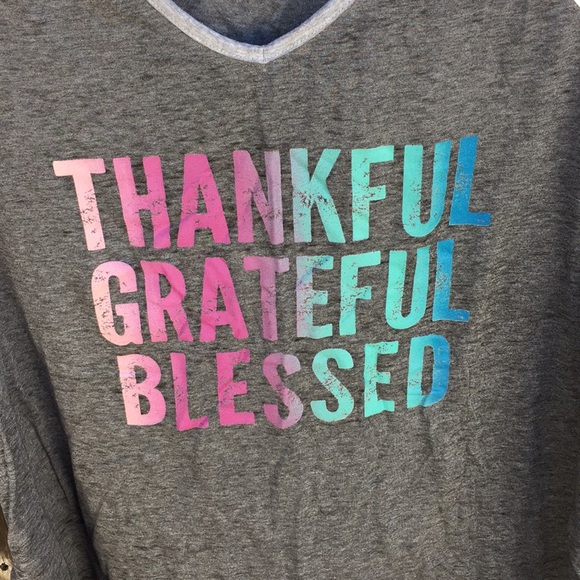 Maurice’s Plus 2 Top Tee Raglan  Baseball Gray 2X - Picture 3 of 5